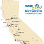 Streckenverlauf Amgen Tour of California 2009