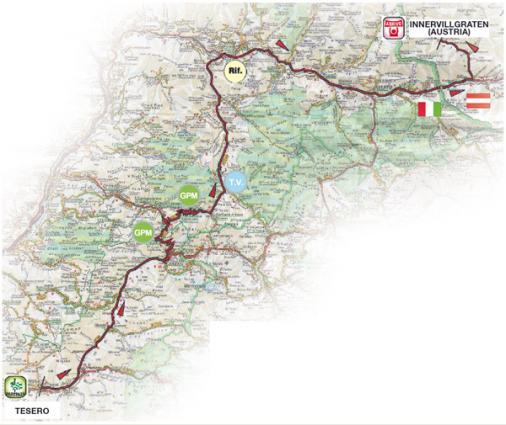 Streckenverlauf Giro del Trentino 2009 - Etappe 3