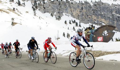Giro del Trentino - Alexander Gufler am Passo Gardena  