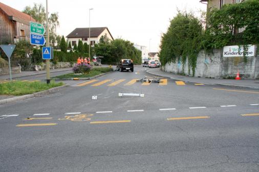  Unfallfoto Veloverkehrsunfall: Kantonspolizei Zrich 