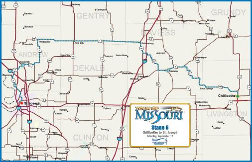 Streckenverlauf Tour of Missouri 2009 - Etappe 6