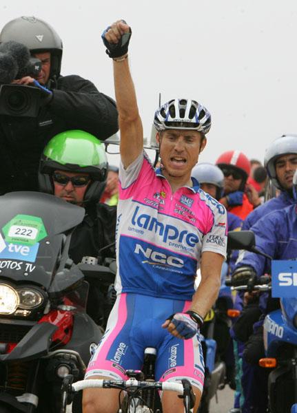 Cunego gewinnt erste Bergankunft der Vuelta - Evans bernimmt das Goldene Trikot