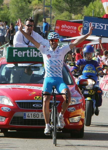 Valverde nimmt Evans Gold ab - erster spanischer Etappensieg durch Gustavo Csar