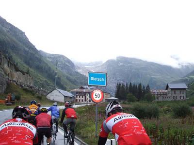 Gruppetto completo Richtung Grimsel