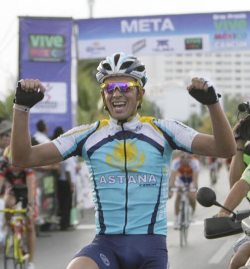 Alberto Contador gewinnt die 1. Edition des Criterium de Cancn de Vive Mxico