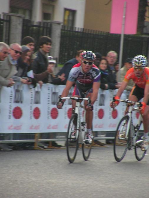 Giro di Lombardia - Philippe Gilbert und Samuel Sanchez belauern sich kurz vor dem Ziel