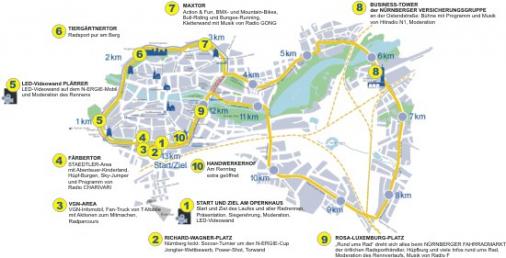 Karte: Nrnberger Altstadt