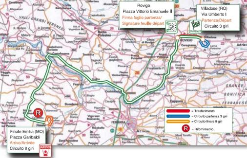 Streckenverlauf Settimana Internazionale Coppi e Bartali - Etappe 4