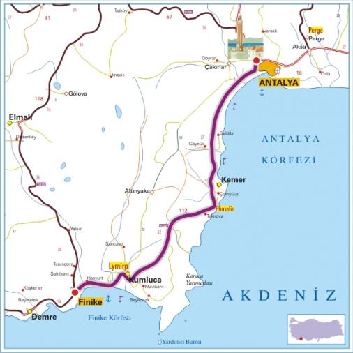 Streckenverlauf Presidential Cycling Tour of Turkey 2010 - Etappe 7