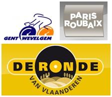 Die Harten Hunde von Gent-Wevelgem, Flandern-Rundfahrt und Paris-Roubaix 2010