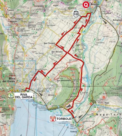 Streckenverlauf Giro del Trentino 2010 - Etappe 1