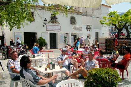 Kaffeehalt in Guadalest