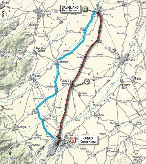 Streckenverlauf Giro d´Italia 2010 - Etappe 4