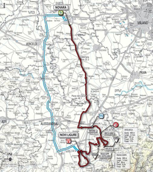 Streckenverlauf Giro d´Italia 2010 - Etappe 5