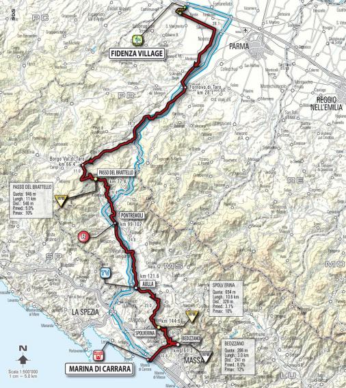 Streckenverlauf Giro d´Italia 2010 - Etappe 6