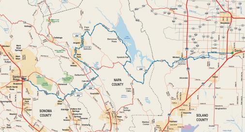 Streckenverlauf Amgen Tour of California 2010 - Etappe 2