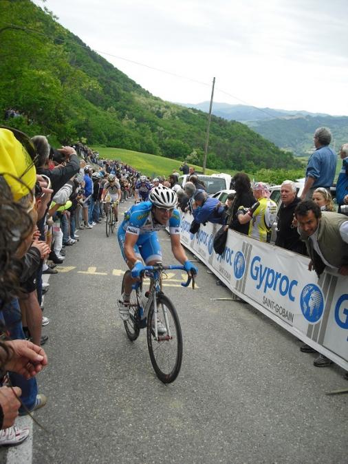Giro dItalia, Etappe 13 -Der sptere Sieger Manuel Belletti ( LiVE-Radsport.com)