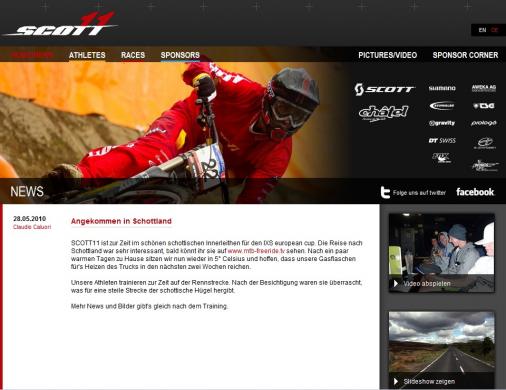 Scott11s neue Website ist bereit