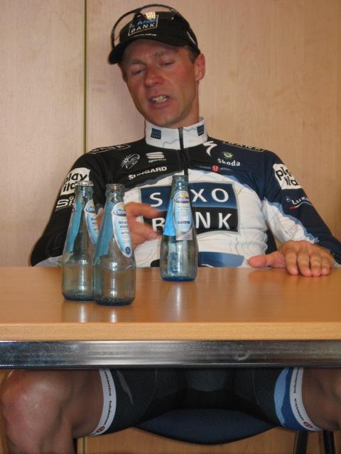Auf der Pressekonferenz im Anschluss: Jens Voigt ( LiVE-Radsport.com)