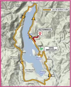 Streckenverlauf Giro d`Italia Internazionale Femminile 2010 - Etappe 5
