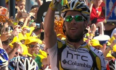 Mark Cavendish gelingt auf der 18. Etappe der Tour de France seint vierter Etappensieg (Foto: www.letour.fr)
