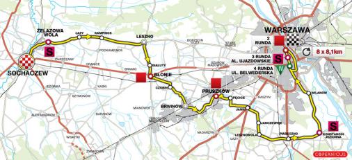 Streckenverlauf Tour de Pologne 2010 - Etappe 1