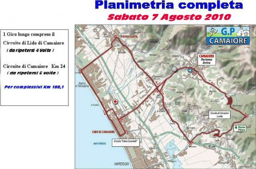 Streckenverlauf G.P. Camaiore 2010