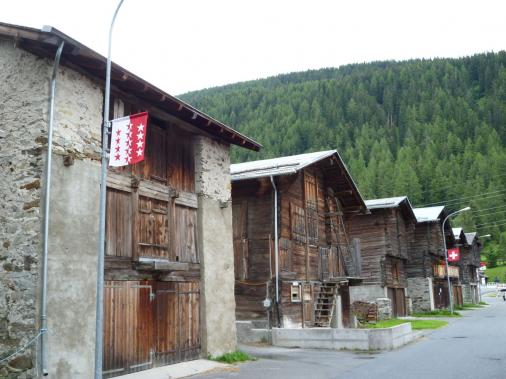 die alten Gade von Obergesteln