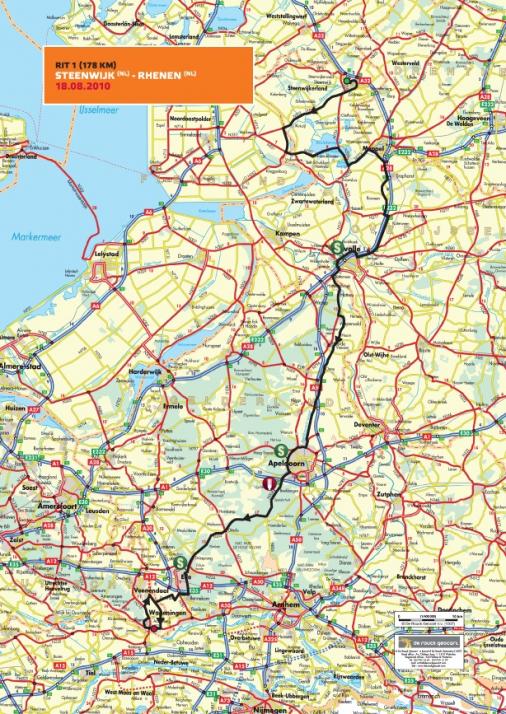 Streckenverlauf Eneco Tour 2010 - Etappe 1