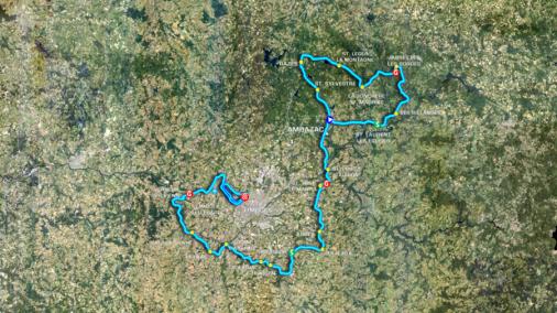 Streckenverlauf Tour du Limousin 2010 - Etappe 4