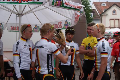 Regio-Tour 4. Etappe - das deutsche Nationalteam, das haben sie sich verdient!
