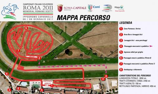 Streckenverlauf Radcross: Italienische Meisterschaft 2011