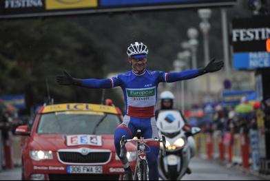 Auf der 8. Etappe von Paris-Nizza feiert Thomas Voeckler seinen zweiten Tagessieg (www.letour.fr)
