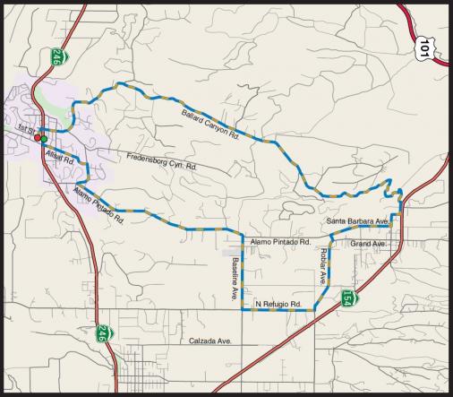 Streckenverlauf Amgen Tour of California 2011 - Etappe 6