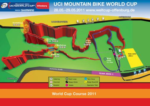 MTB: Weltcup Offenburg - Strecke Cross Country