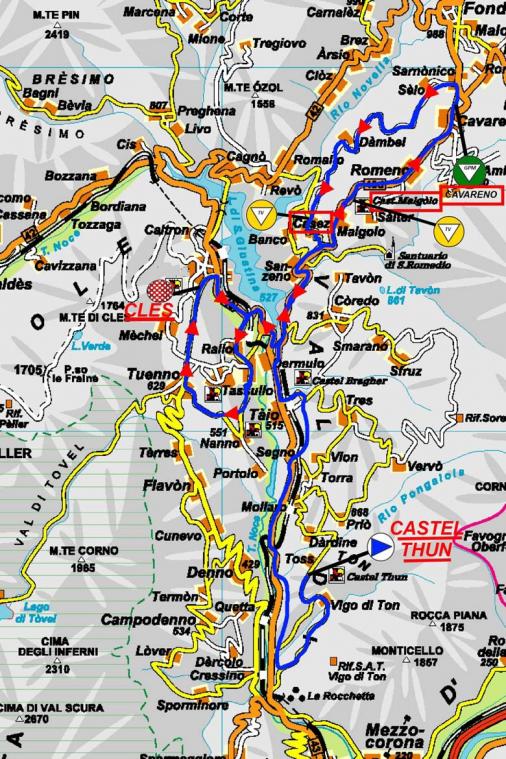 Streckenverlauf Giro del Trentino Alto Adige - Sdtirol 2011 - Etappe 3