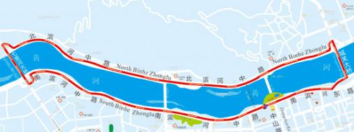 Streckenverlauf Tour of Qinghai Lake 2011 - Etappe 9