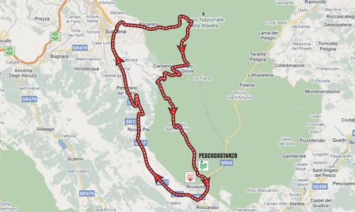 Streckenverlauf Giro dItalia Internazionale Femminile 2011 - Etappe 2