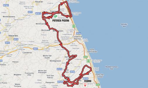 Streckenverlauf Giro dItalia Internazionale Femminile 2011 - Etappe 3