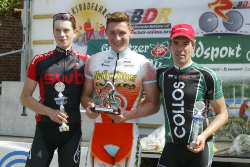 Radprofi Sascha Damrow gewinnt Straenradrennen Rund um Grditz