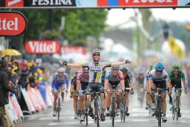 Auf der 11. Etappe gelingt Mark Cavendish sein dritter Sieg bei der Tour de France (Foto: www.letour.fr)