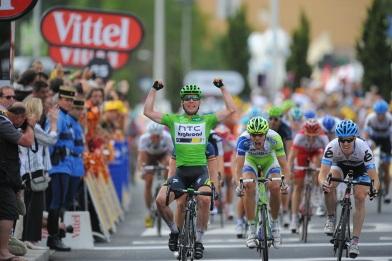 Mark Cavendish war auf 15. Etappe der Tour de France im Massensprint nicht zu bezwingen (Foto: www.letour.fr)