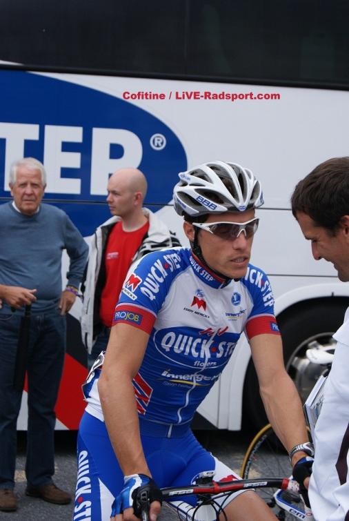 Tour de Suisse - 3. Etappe - Sylvain Chavanel am Start in Brig-Glis