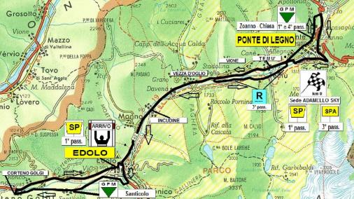 Streckenverlauf Brixia Tour 2011 - Etappe 1