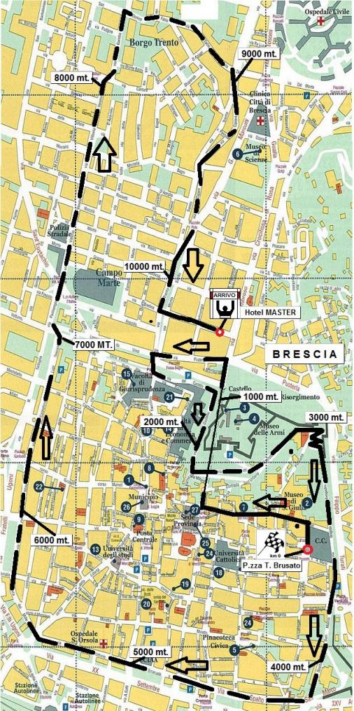 Streckenverlauf Brixia Tour 2011 - Etappe 2b