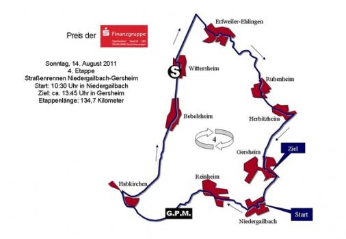 Streckenverlauf Trofeo Karlsberg 2011 - Etappe 4