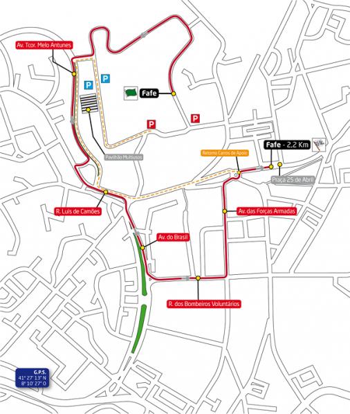Streckenverlauf Volta a Portugal em Bicicleta 2011 - Prolog