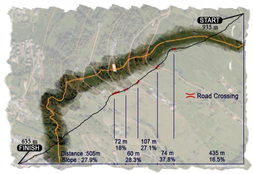 MTB: Weltcup La Bresse 2011 - Streckenplan & Hhenprofil