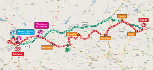 Streckenverlauf Vuelta a Espaa 2011 - Etappe 6