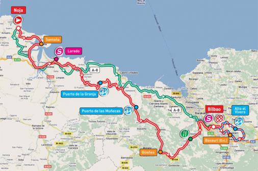Streckenverlauf Vuelta a Espaa 2011 - Etappe 19